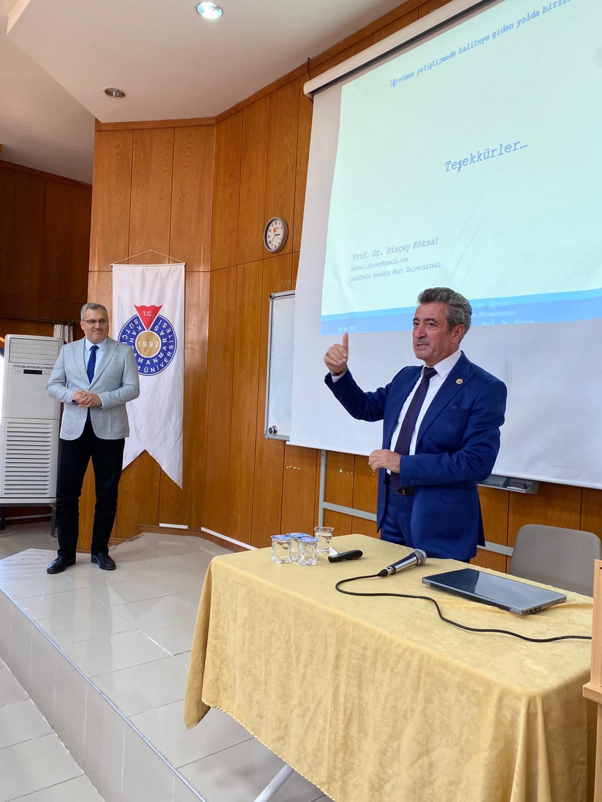 Kahramanmaraş Sütçü İmam Üniversitesi Akreditasyon Semineri Gerçekleşti